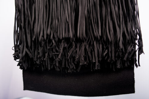 MANTILLA SF CON MACRAME NEGRO - Image 3