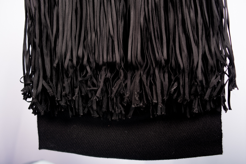 MANTILLA SF CON MACRAME NEGRO - Image 3